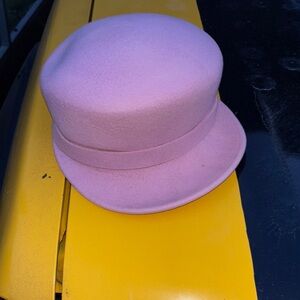 Stylish Pink Felt Hat